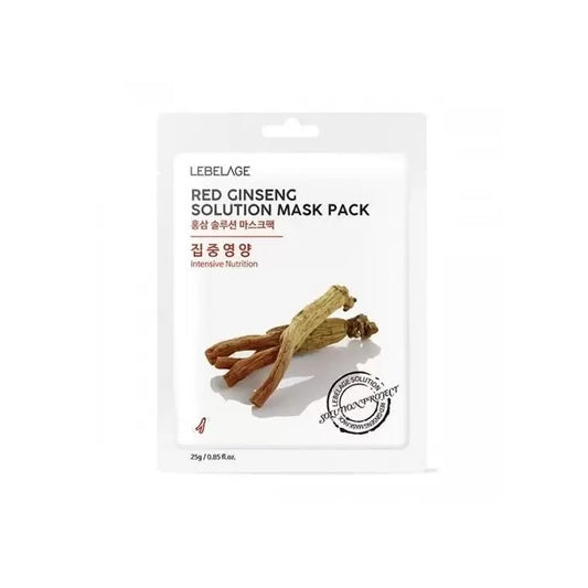 LEBELAGE RED GINSENG SOLUTION MASK PACK