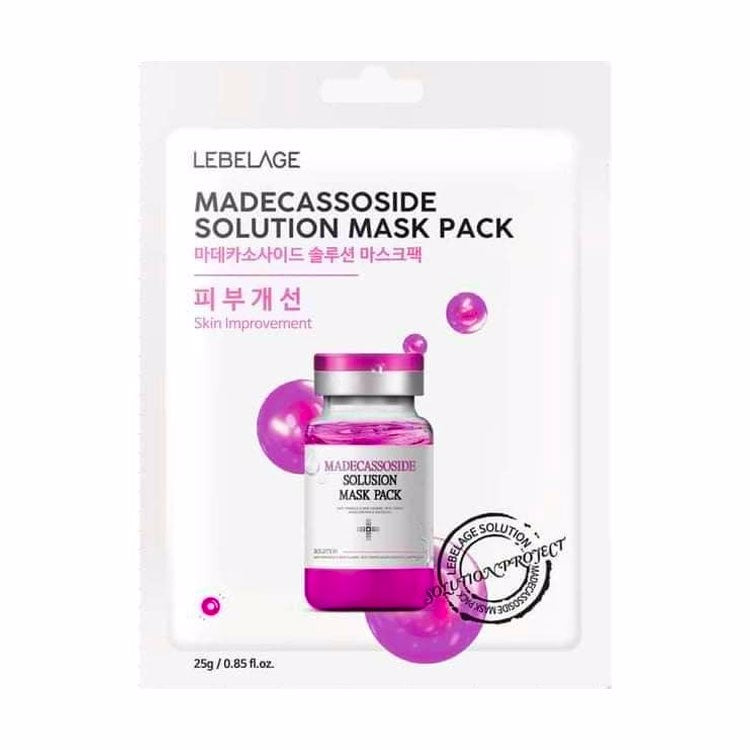 LEBELAGE MADECASSOSIDE SOLUTION MASK PACK