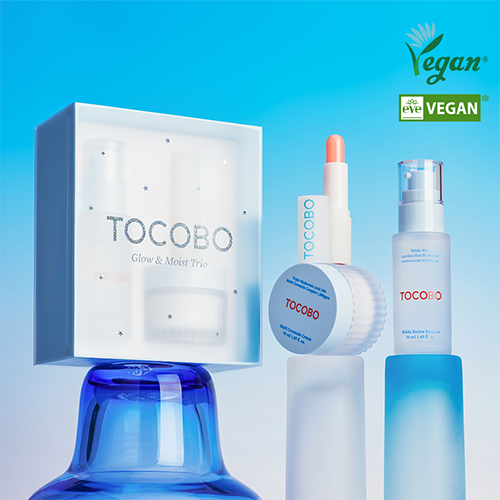 TOCOBO GLOW&MOIST TRIO SET(SÉRUM+CREMA+HIDRATANTE LABIAL)